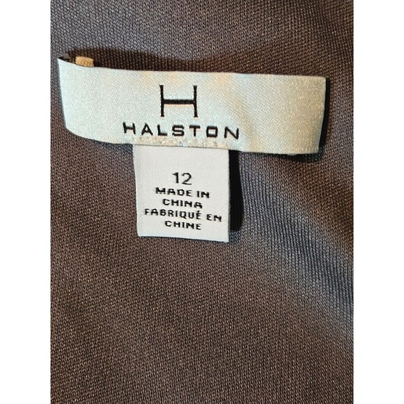 HALSTON Metallic Cocktail Dress size 12 NWT $178.00 - Picture 7 of 10